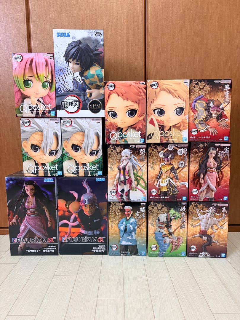 鬼滅の刃　フィギュア１５体セット 未開封　９１