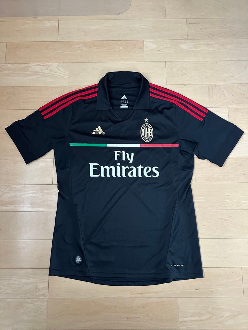 11/12 AC Milan サード ゲームシャツ Black adidas