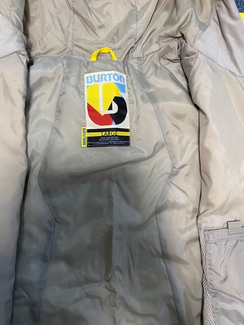 BURTON フード付きジャケット イエロー
