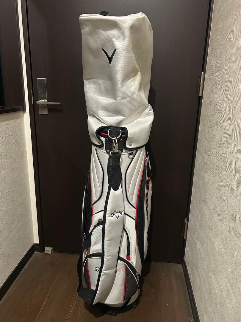 Callaway キャディバッグ ホワイト/レッド