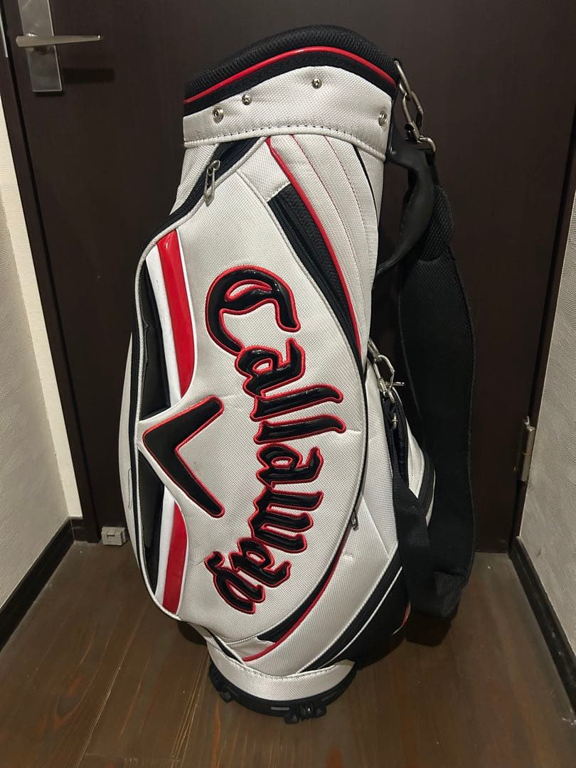 Callaway キャディバッグ ホワイト/レッド
