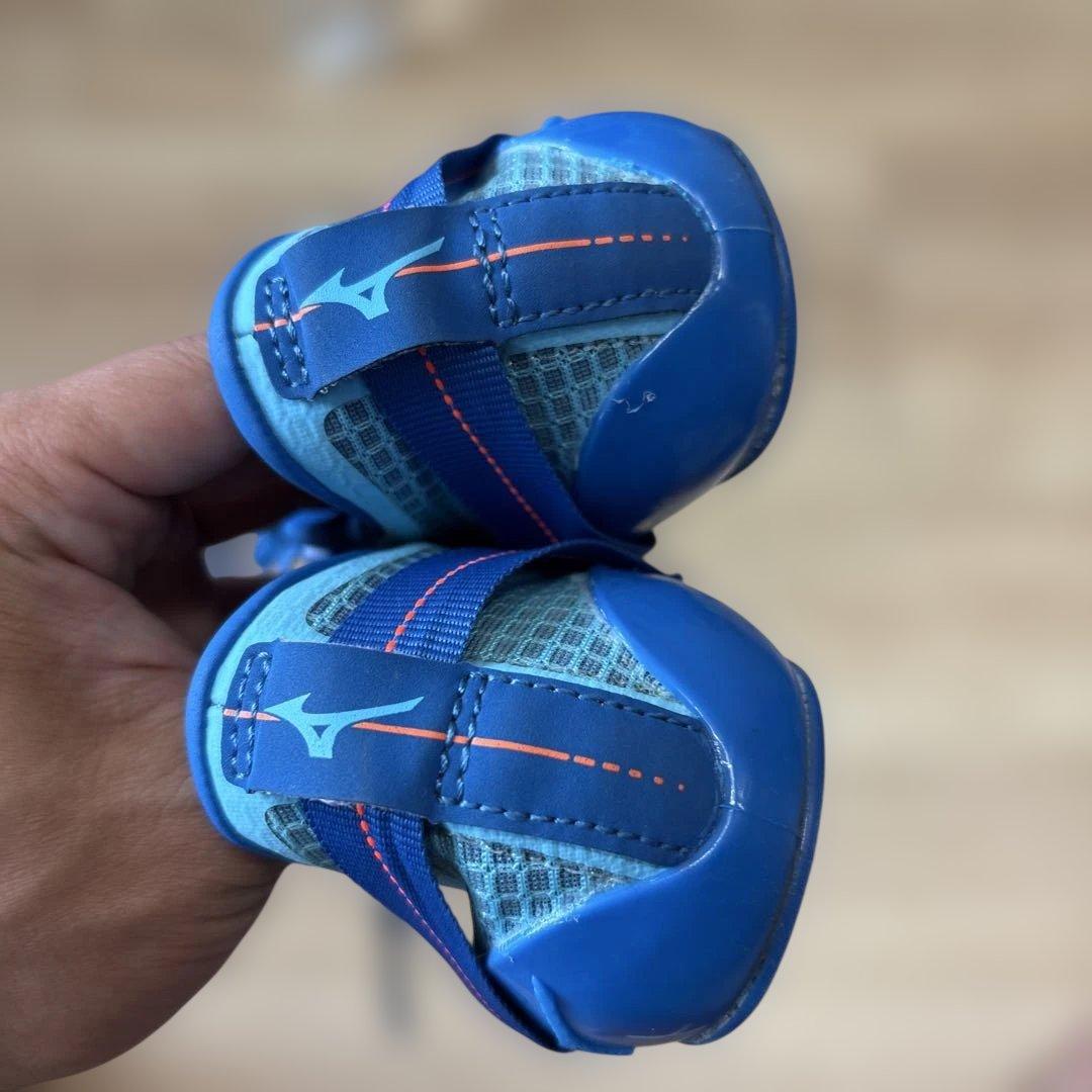 Mizuno スパイクシューズ 青/水色/オレンジ　25.0cm