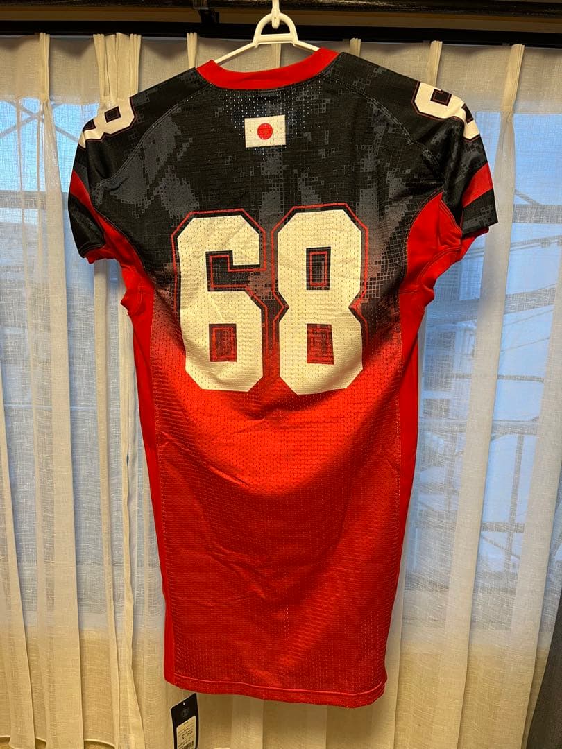 【値下げ交渉可能】アメリカンフットボール　日本代表ユニフォーム　#68