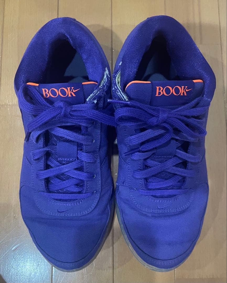 Nike ナイキ Book1 26.5 バッシュ ブック1 サンセット 紫