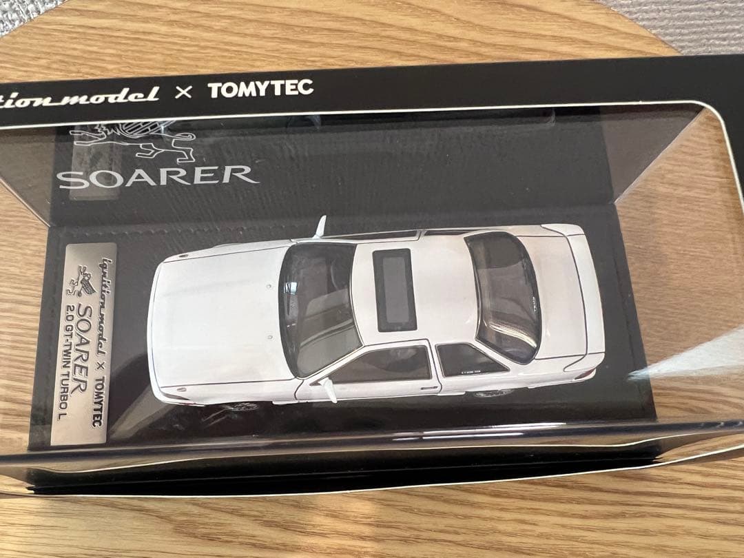 トヨタ ソアラ 2.0GT ツインターボ L 白 ignition トミーテック
