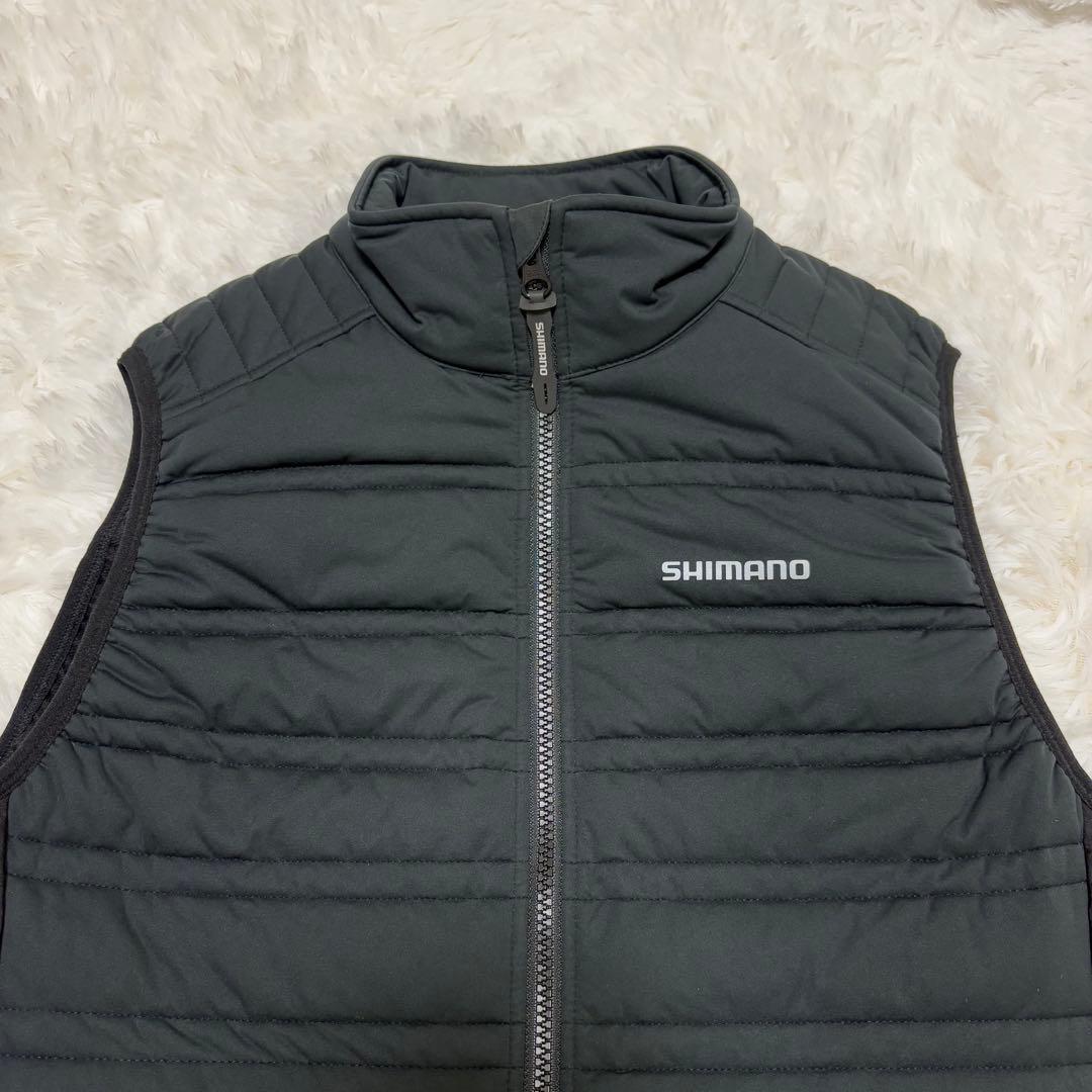 SHIMANOシマノ　インサレーテッド ベスト　サイクルウェア　L ブラック