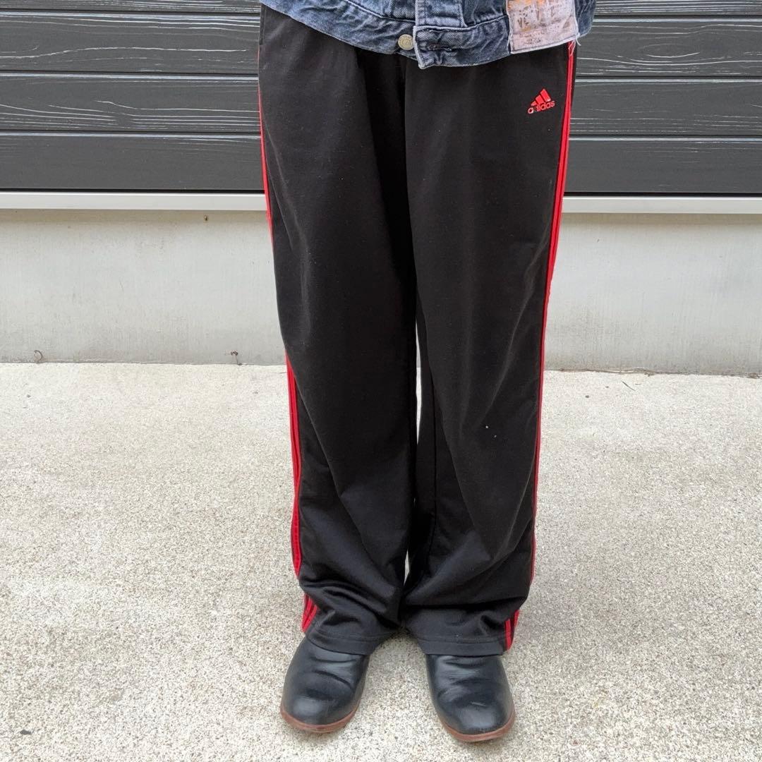ウォーキング・ランニングウェア 00s adidas line wide track pants BLK