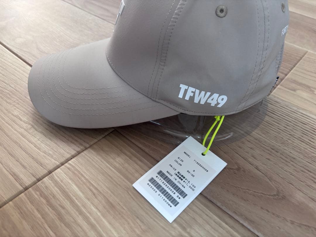 TFW49 2025 S/S TF 5PANEL CAP ベージュ S サイズ