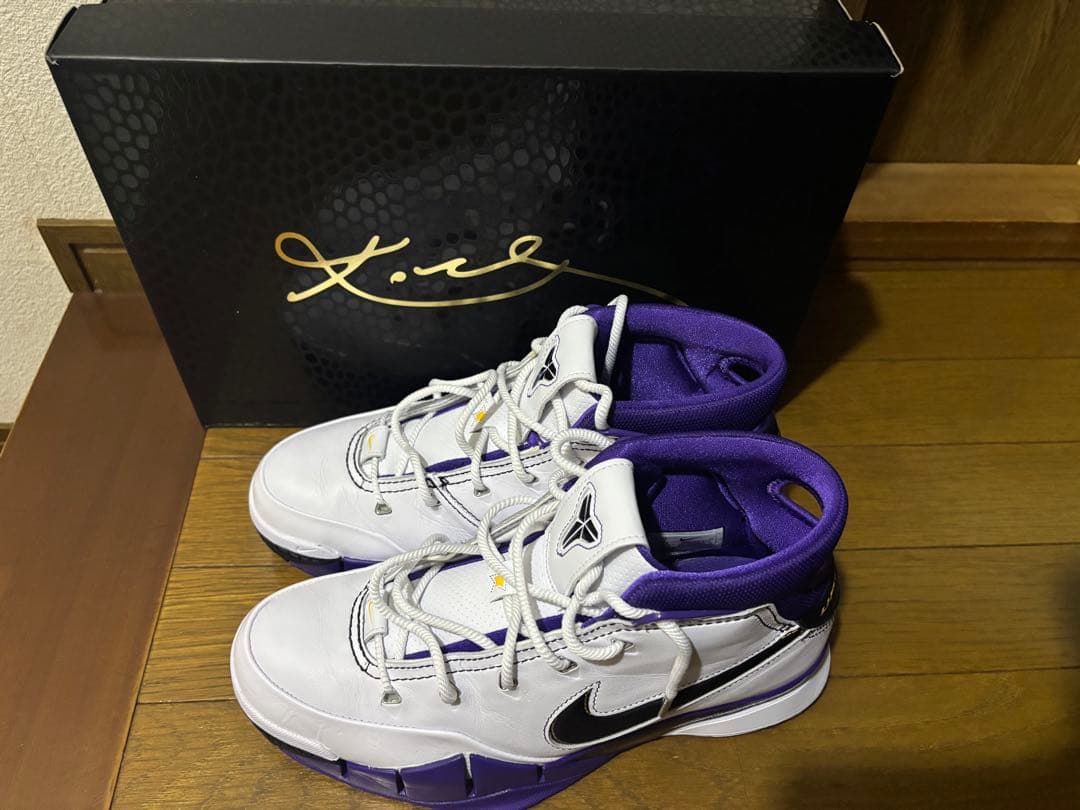 Nike Kobe1 PROTRO バスケットシューズ ホワイト/パープル