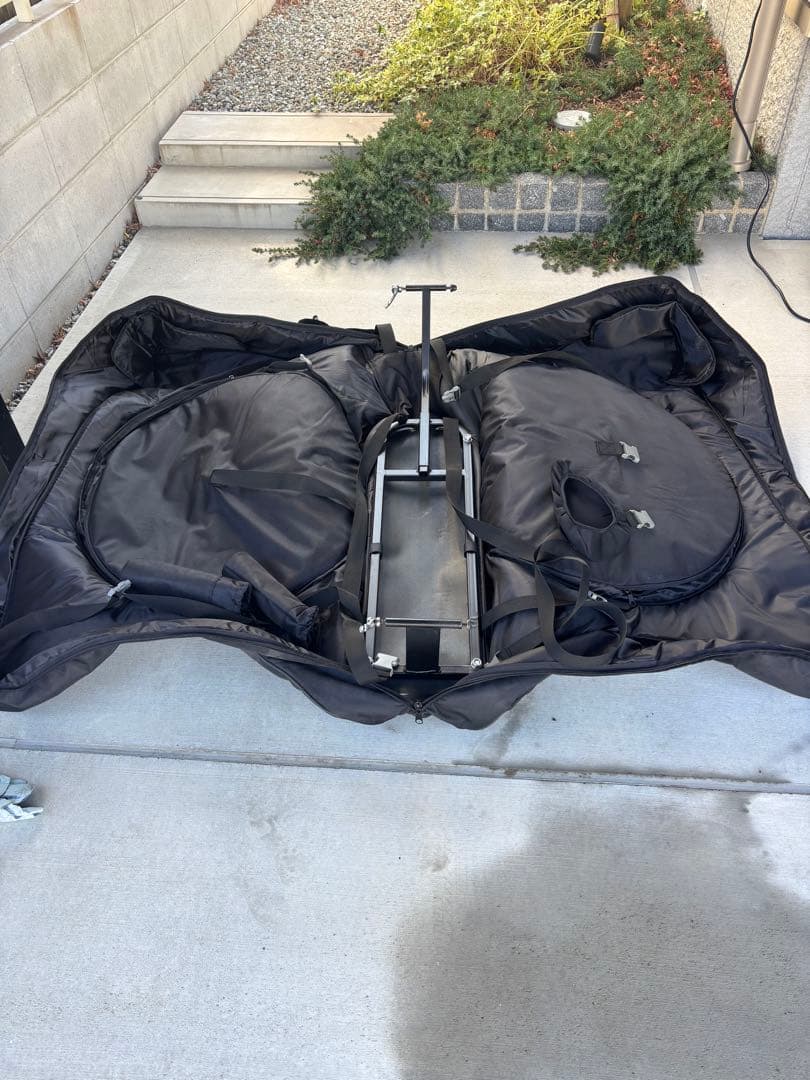 premier 飛行機輪行バッグ 大型 黒