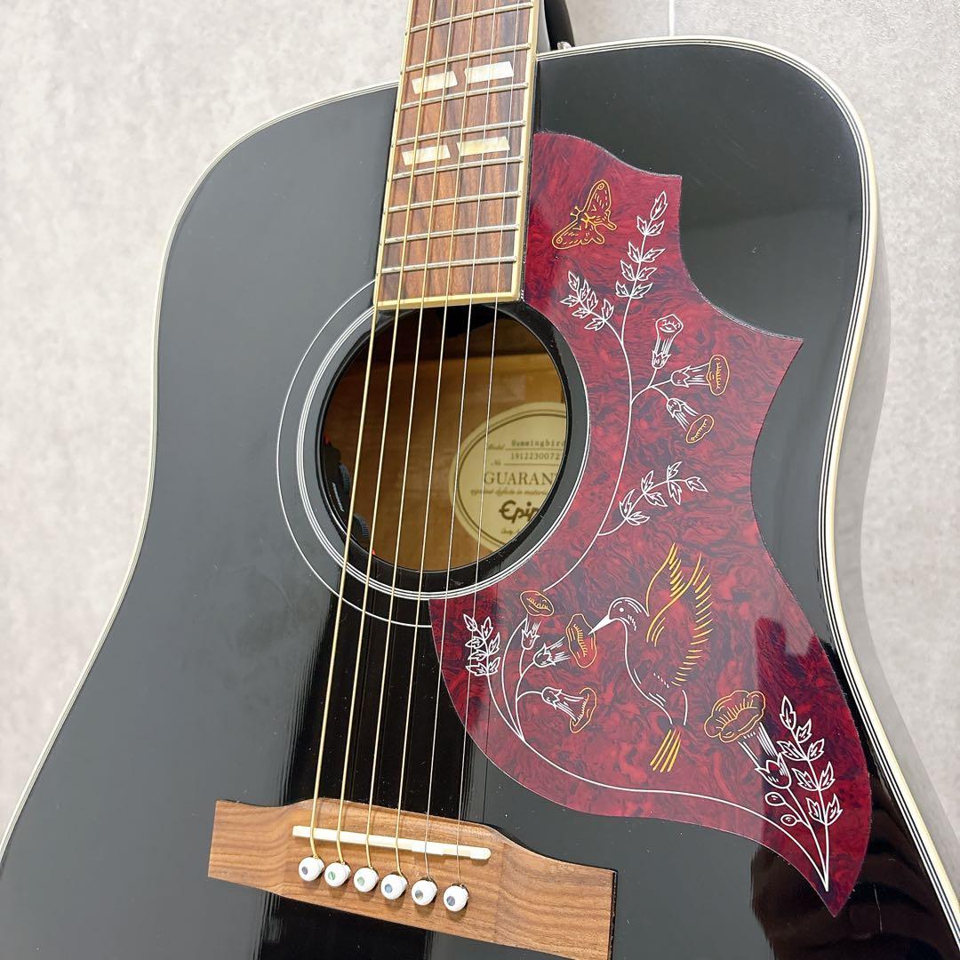 限定 Epiphone エピフォン ハミングバードプロ EBONY エレアコ