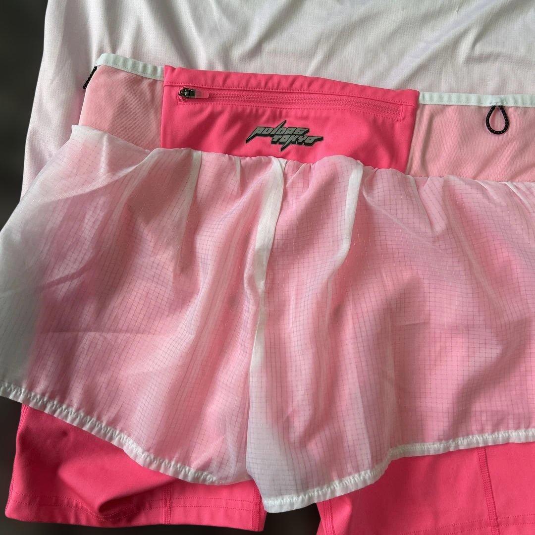 adidas ランニング上下セットXL.パンツM