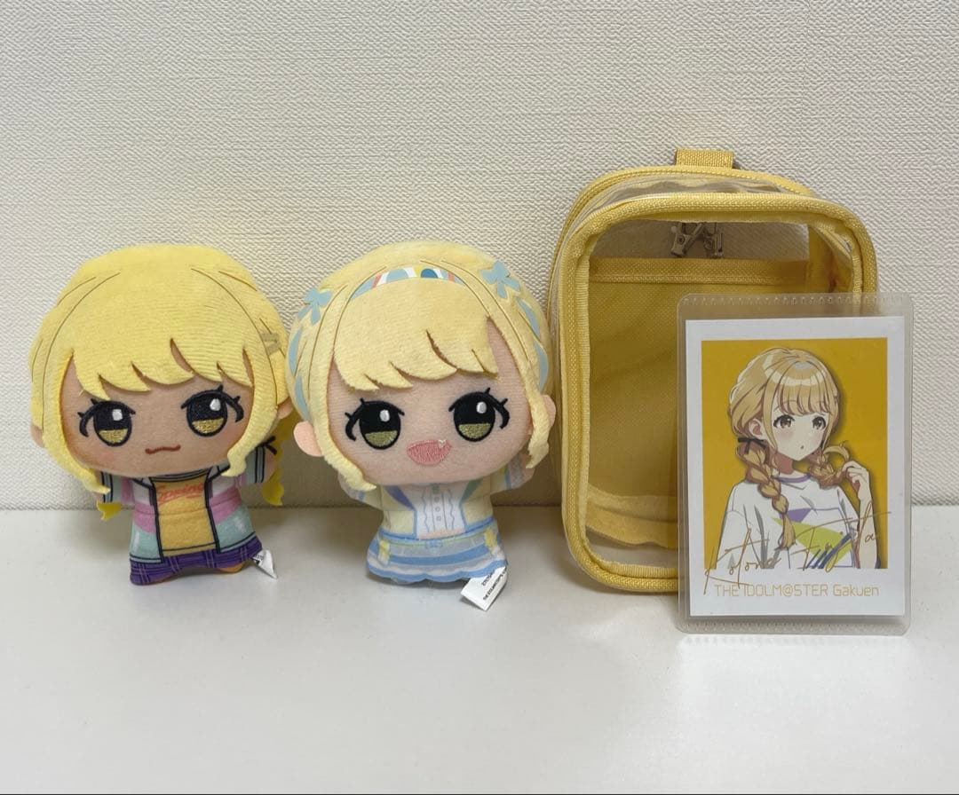 学マス　藤田ことね　ちびぐるみ　myfaデコレーションポーチ　4点セット