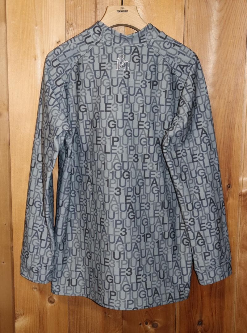 新品 1piu1uguale3 GOLF ロゴ モックネックシャツ(Ⅵ/XL)Ⓗ
