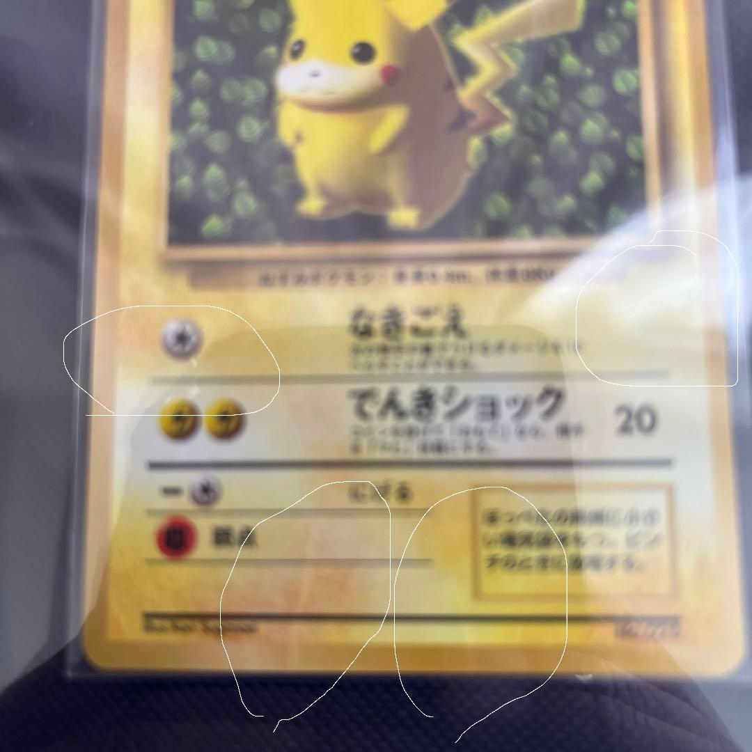 旧裏 ピカチュウ コロコロ 光沢有 IVY 誤表記 最初期 プロモ