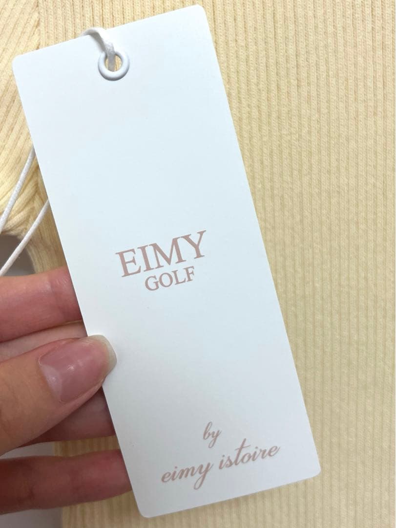 【新品・タグ付】eimy golf ニットポロワンピース エイミーゴルフ