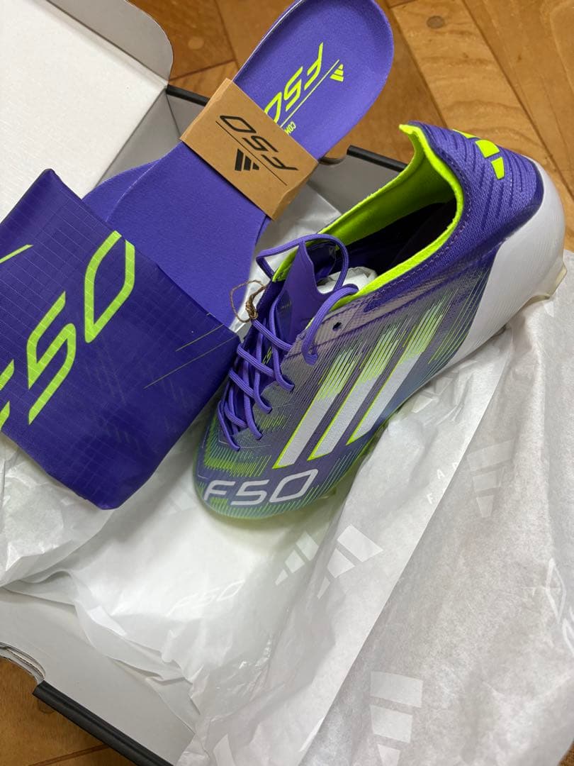 新品　超大特価　アディダス　F50 エリート FG カメレオンパープル