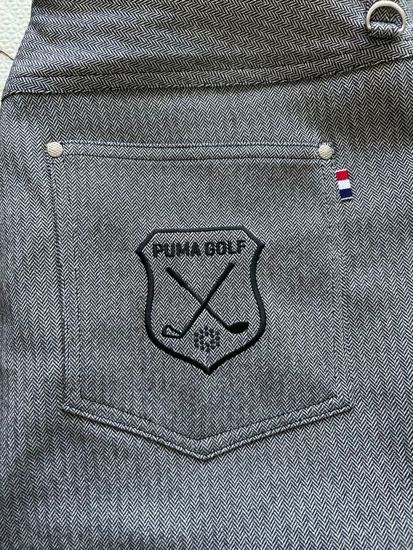 PUMA GOLF パンツ　ツイード　グレー　値下げ交渉あり