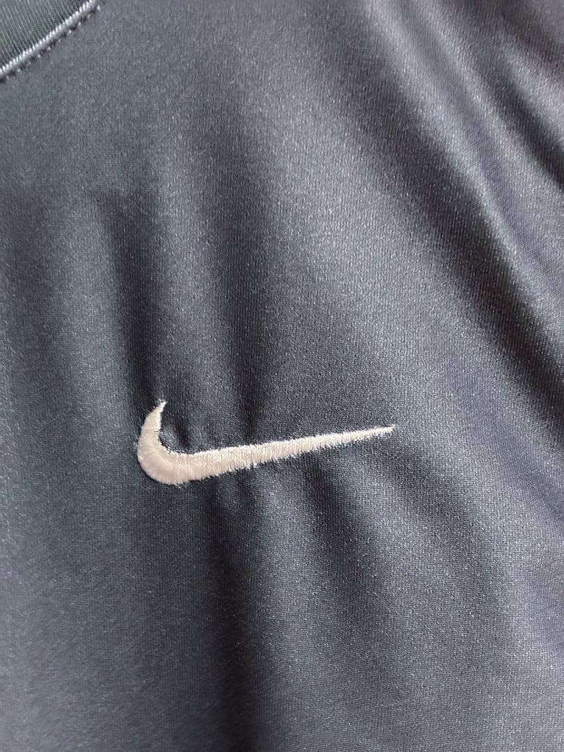 NIKE テニス メンズ タンクトップ L Dri-FIT ネイビーxブルー