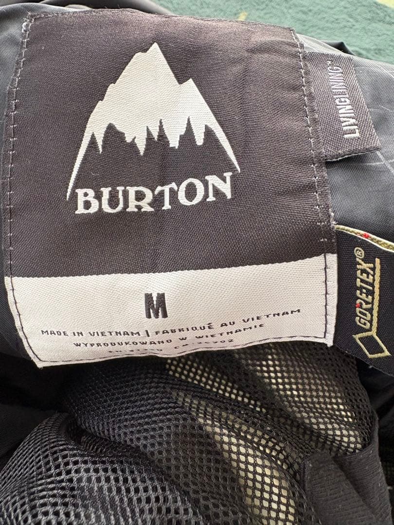 【美品】 Burton GORE-TEX ビブパンツ Mサイズ スノーボード