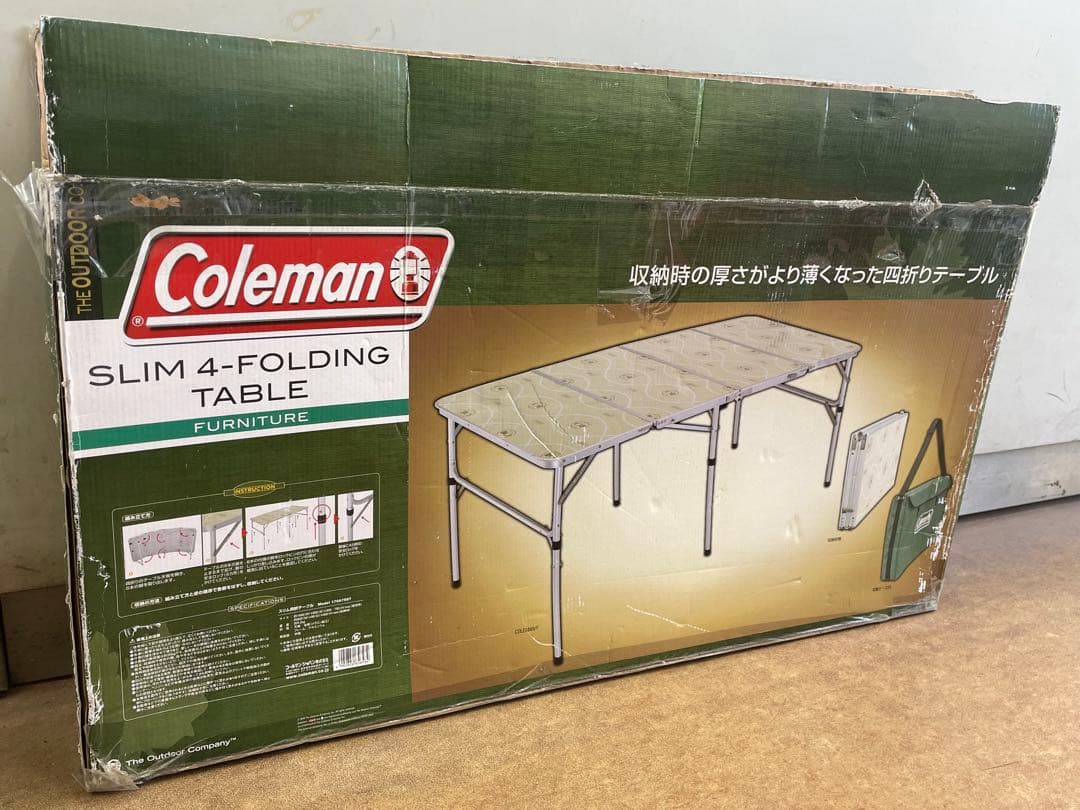 コールマン Coleman 170A7587 スリム四折テーブル サイズ160