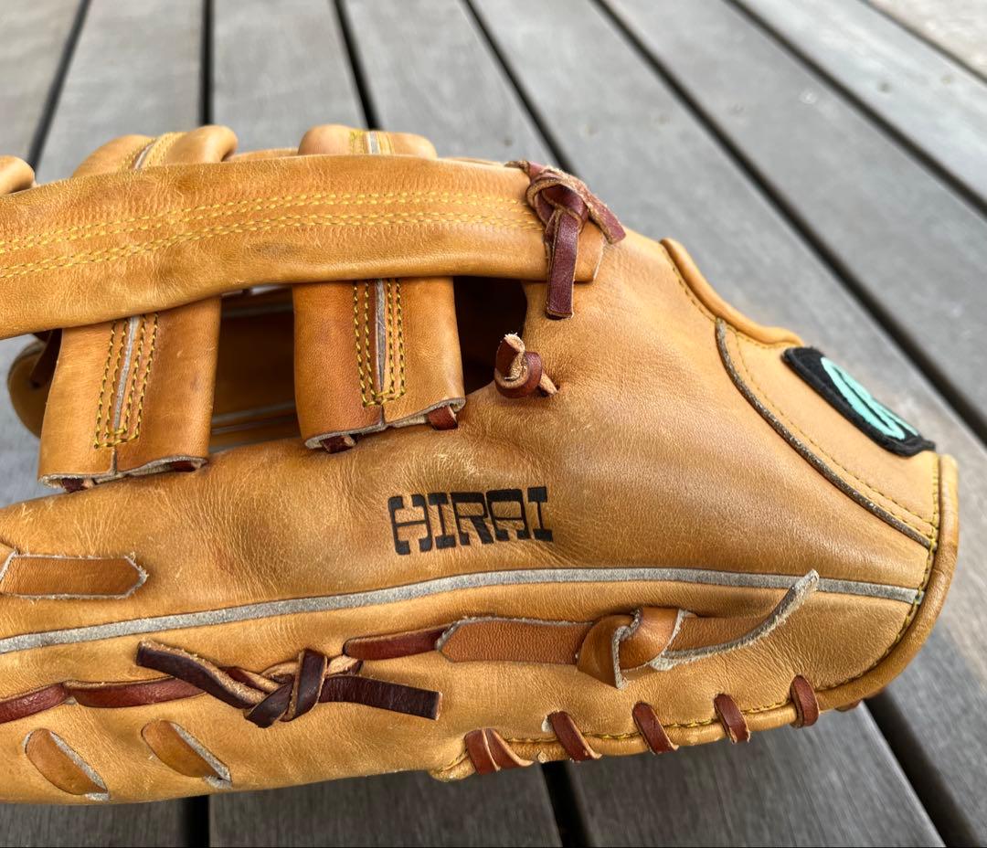 Rawlings by ASICS 外野手用硬式グローブ 左投げHIRAI刻印