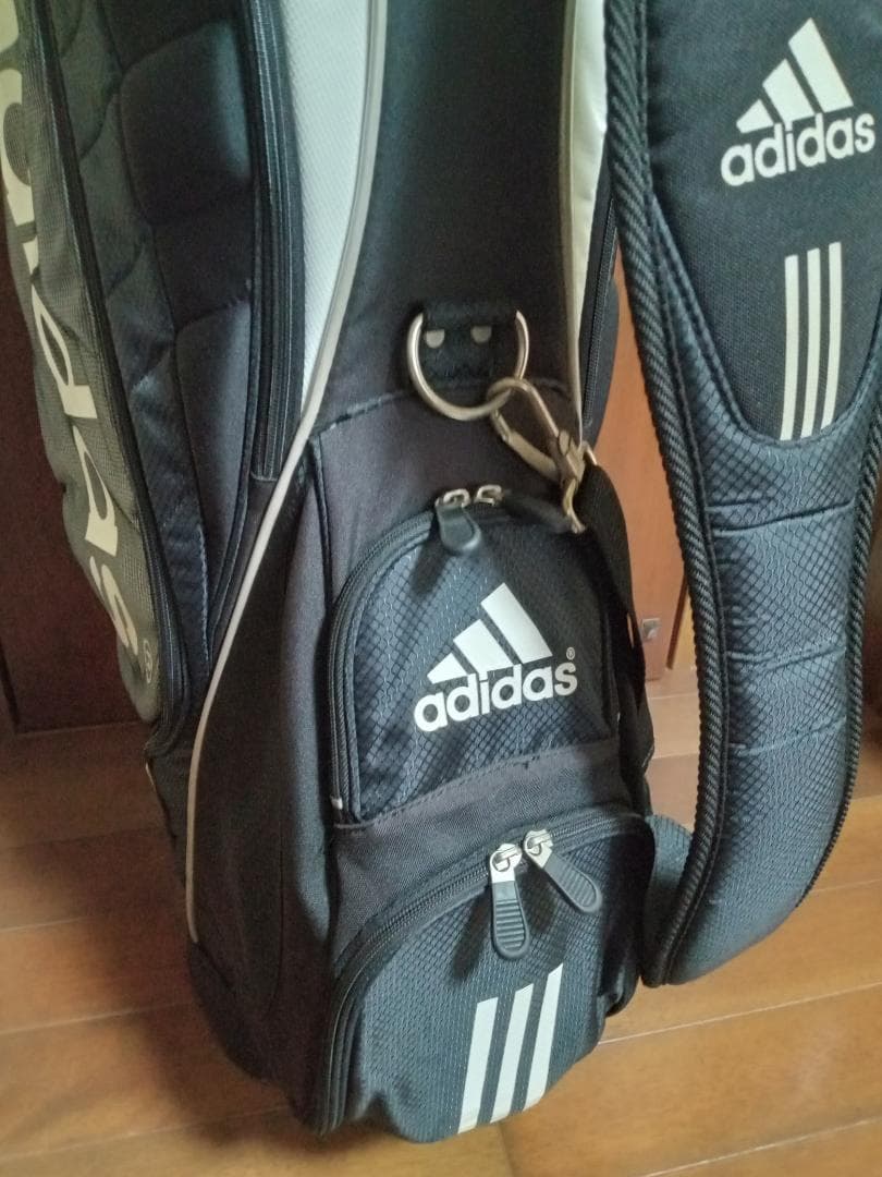 【なるさん様お値下げ依頼品】★adidas★軽量ナイロン★キャディバッグ★9型★