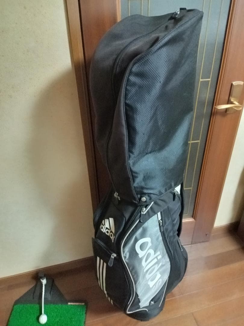 【なるさん様お値下げ依頼品】★adidas★軽量ナイロン★キャディバッグ★9型★