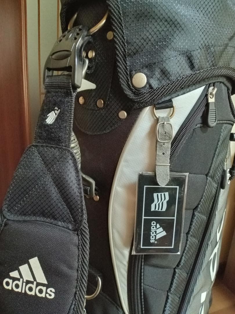 【なるさん様お値下げ依頼品】★adidas★軽量ナイロン★キャディバッグ★9型★