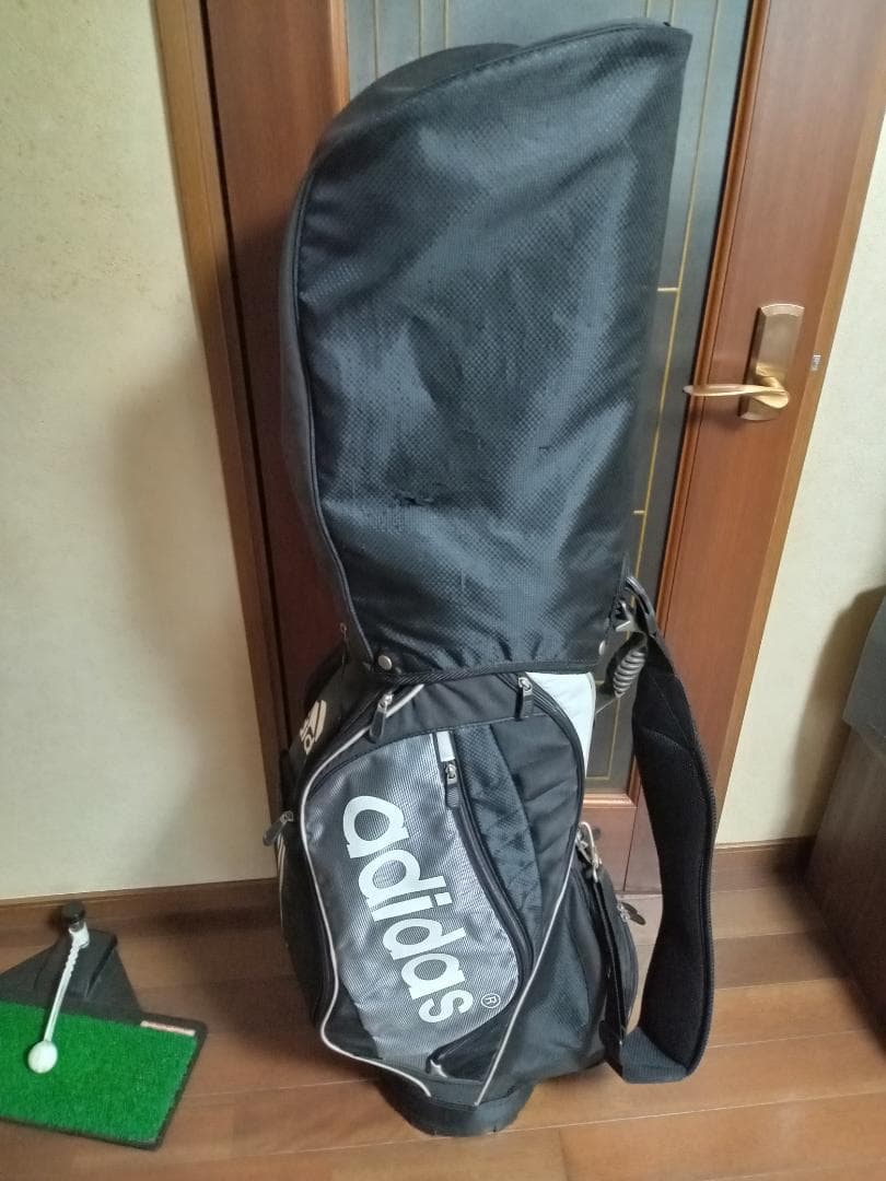 【なるさん様お値下げ依頼品】★adidas★軽量ナイロン★キャディバッグ★9型★