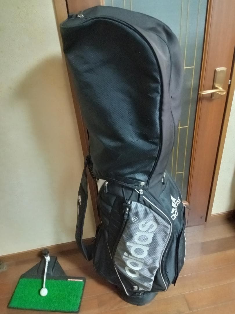 【なるさん様お値下げ依頼品】★adidas★軽量ナイロン★キャディバッグ★9型★