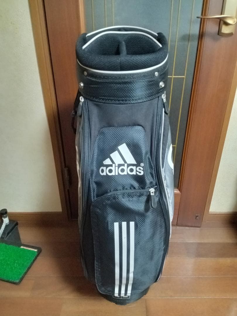 【なるさん様お値下げ依頼品】★adidas★軽量ナイロン★キャディバッグ★9型★