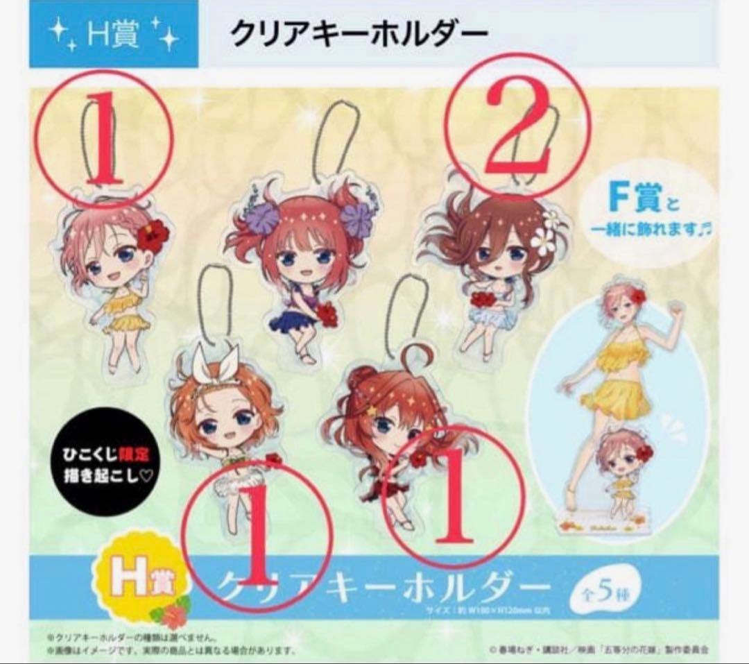 24点　五等分の花嫁　映画　ひこくじ　水着　日本 アニメ　マンガ　まとめ売り