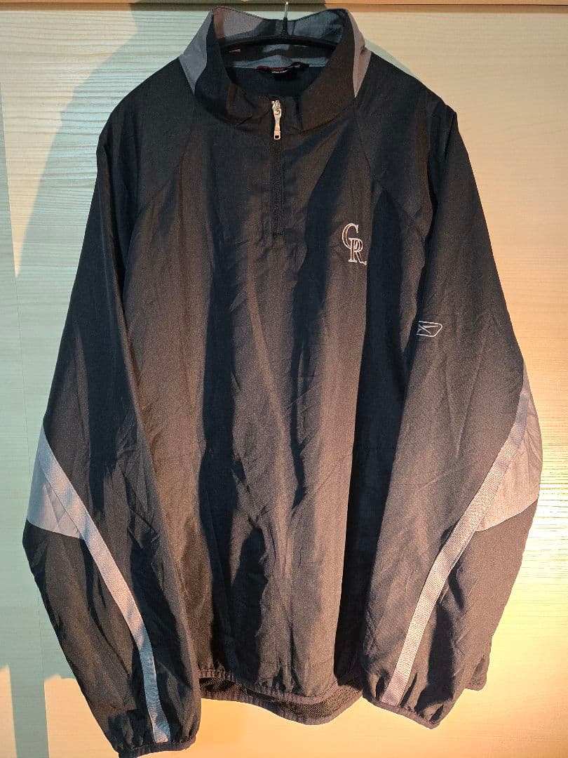 -週末セール中-【希少】 00s Reebok ロッキーズ ドリルトップ