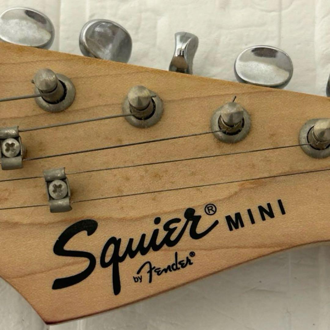 Squier MINI エレキギター レッド