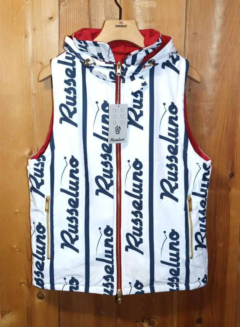 新品 Russeluno リバーシブル ベスト (4/M) Ⓗ
