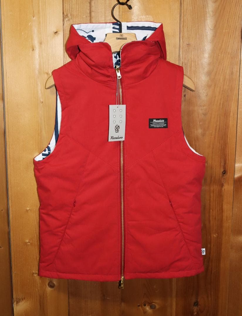 新品 Russeluno リバーシブル ベスト (4/M) Ⓗ
