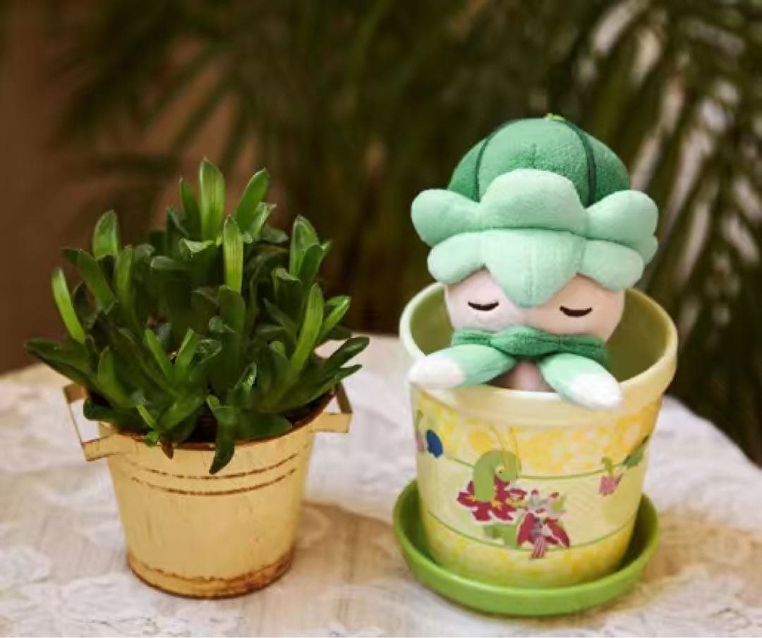 フラワーポット みだれざき　と　香り付きマスコット みだれざき カリキリ　セット
