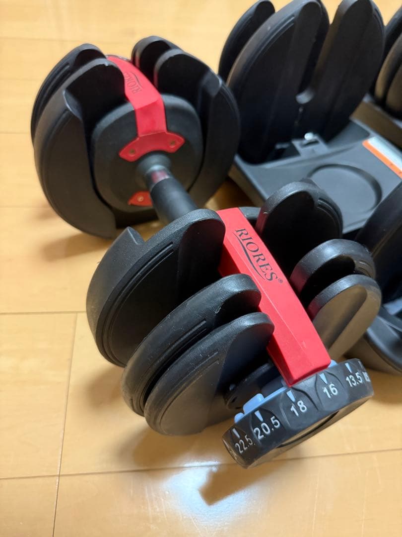 RIORIS 可変式ダンベル 24kg 2個セット