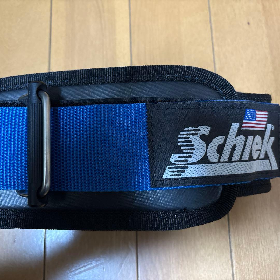 Schiek Model 3004 パワーリフティングベルト Mサイズ ブルー