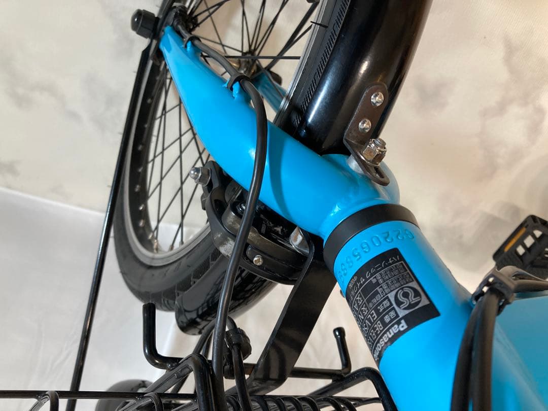 【美品】Panasonic 電動自転車 Velo-Star バッテリー良 カゴ付