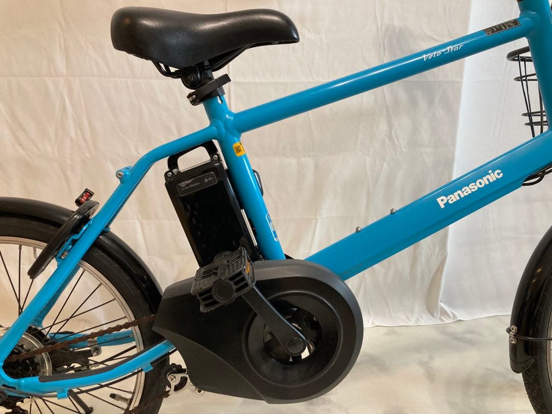 【美品】Panasonic 電動自転車 Velo-Star バッテリー良 カゴ付