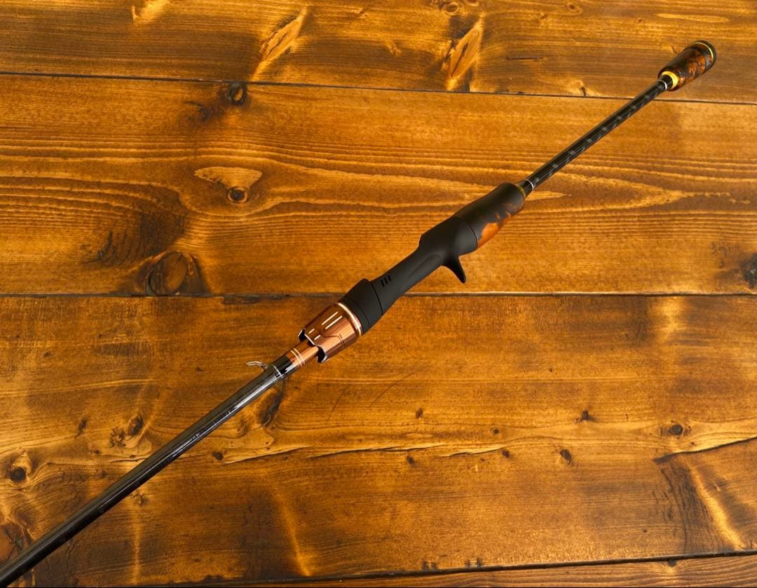 2ピースベイトロッド　6ft ウッドグリップ　トラウト　エリアトラウト　バス釣