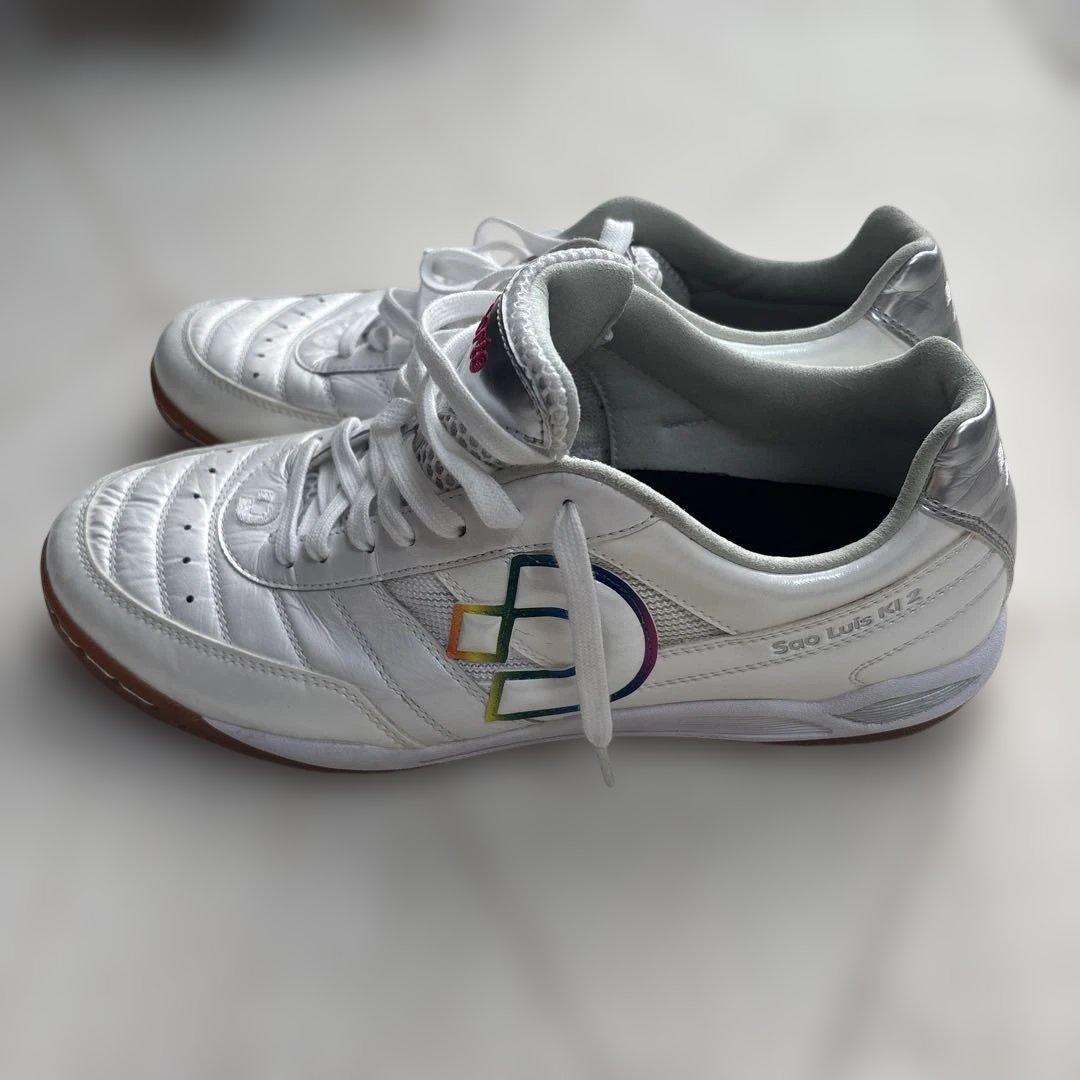 《美品》Desporte/フットサルシューズ/ホワイト/サンルイス/27㎝