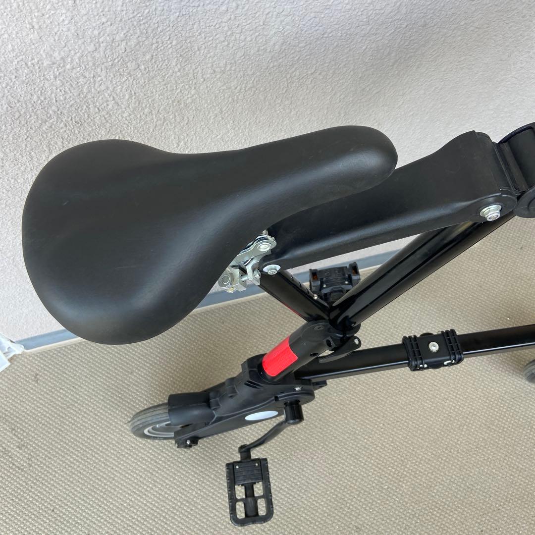 折りたたみ自転車 ブラック　稼働品　持ち運び　ミニベロ　美品