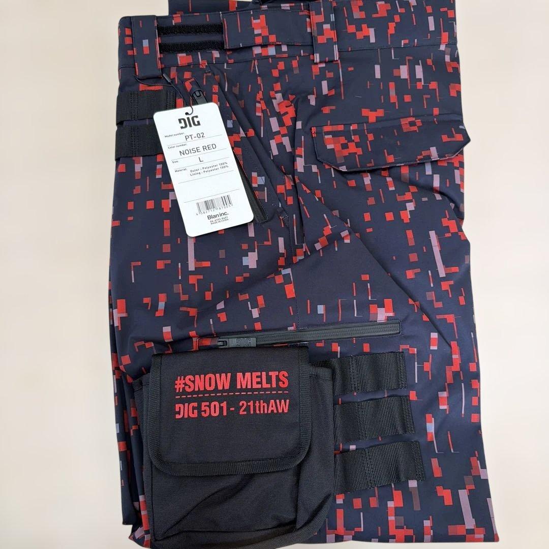 新品！DIG スノーウェアパンツ　スキーウェア　L
