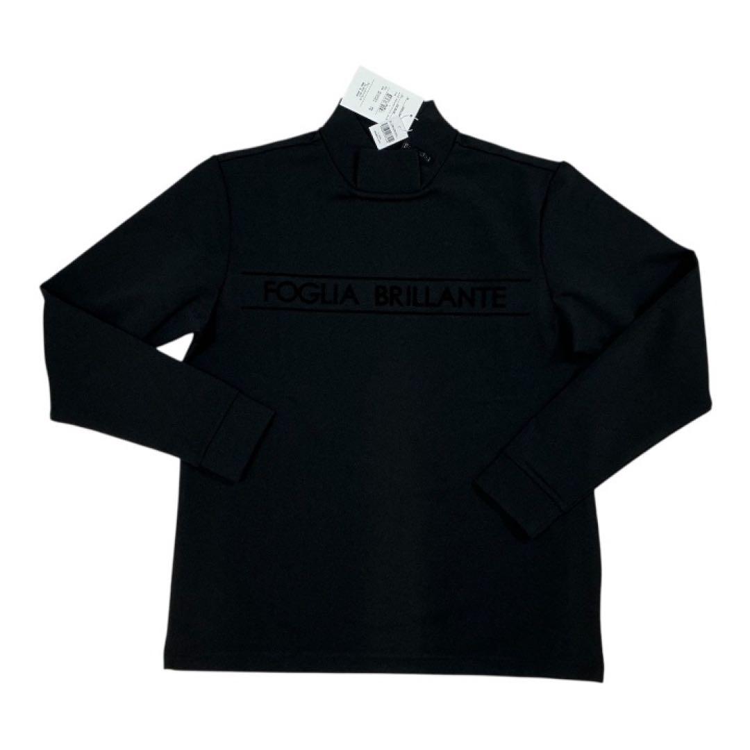【新品未使用】FOLGIA BRILLANTE フロッキープリントモックネック