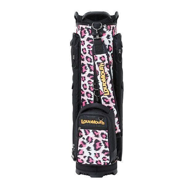 新品 LOUDMOUTH ラウドマウス キャディバッグ ピンクレオパード