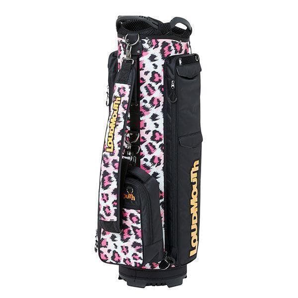 新品 LOUDMOUTH ラウドマウス キャディバッグ ピンクレオパード