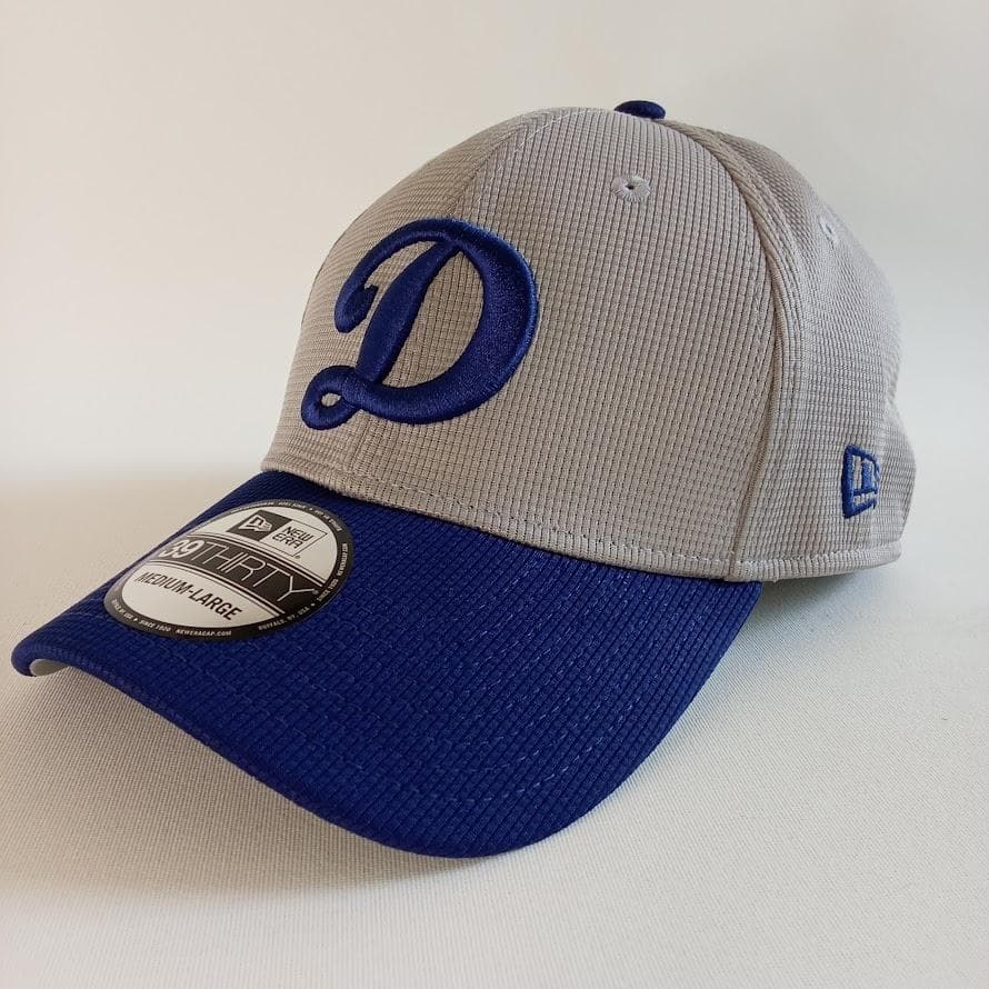 【新品】ニューエラ MLB LA ドジャース グレーxブルー キャップ（M/L）